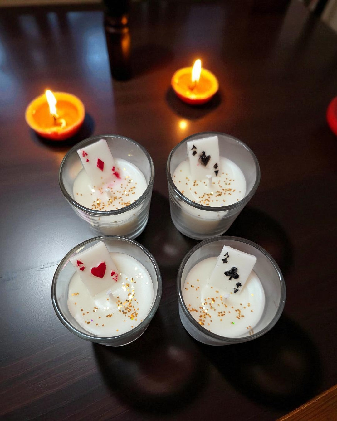 Poker Shots Candle Set