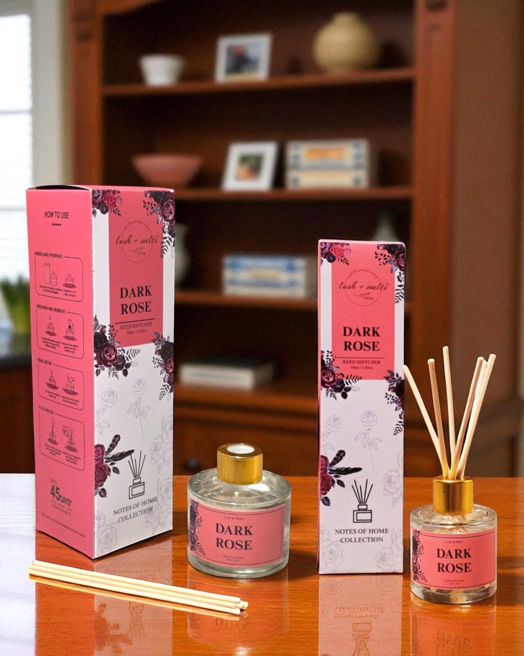 Dark Rose Reed Diffuser