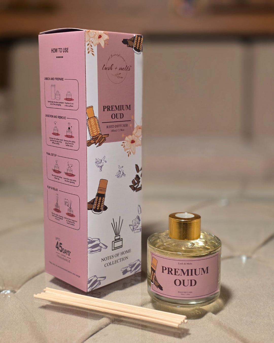 Premium Oud Reed Diffuser