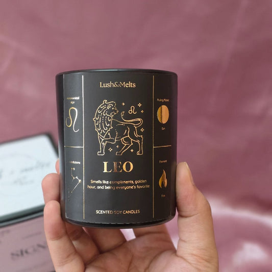 Leo Zodiac Candle - SIGNS
