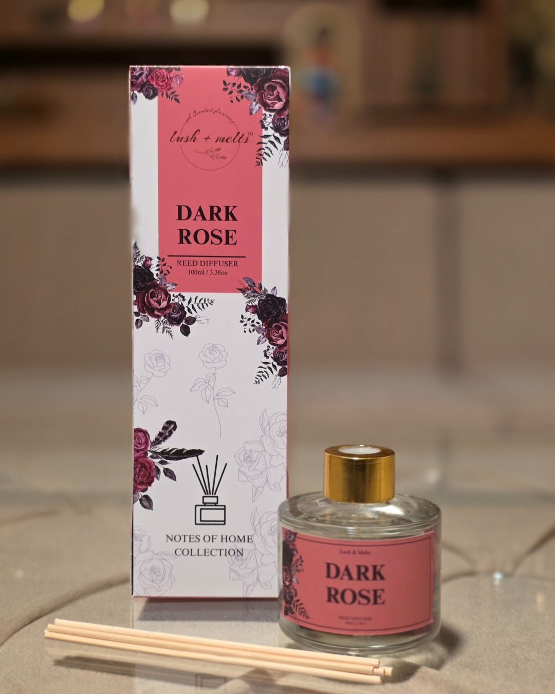 Dark Rose Reed Diffuser
