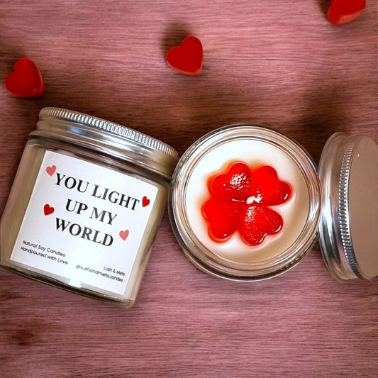 Heart Jar Candle Set