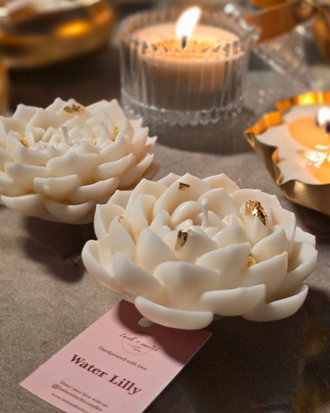 Lotus Flower Candle