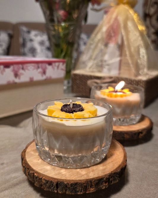 Sunflower Candle