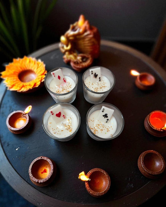 Poker Shots Candle Set
