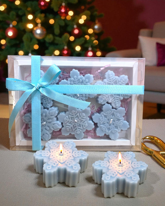 Snowflake Scented Candle Gift Set