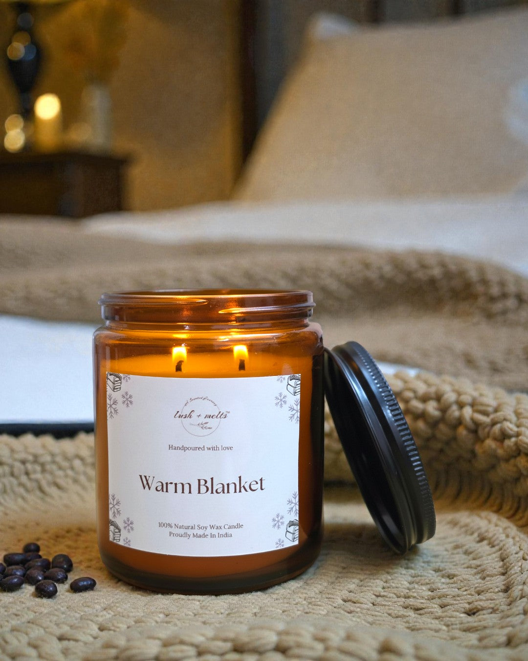 Warm Blanket Amber Candle