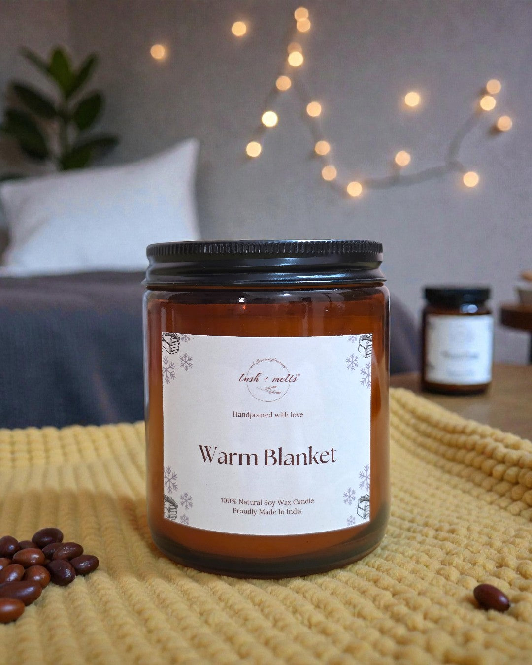 Warm Blanket Amber Candle