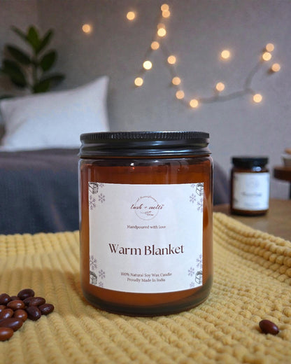 Warm Blanket Amber Candle