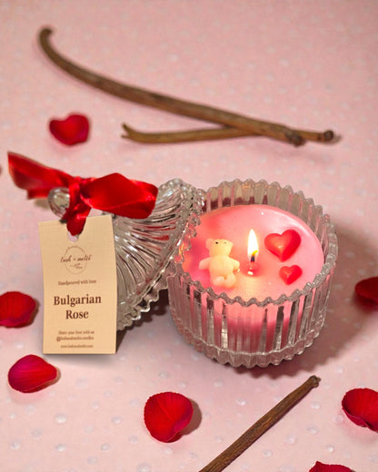 Trinket Bear Heart Candle