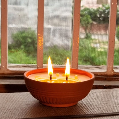 Terracotta Bowl Candle