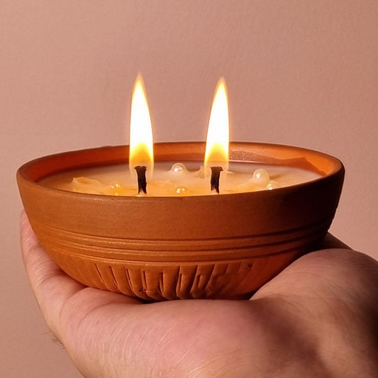 Terracotta Bowl Candle