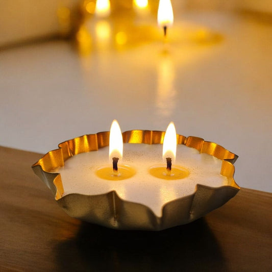 Mini Lotus Urli Candle