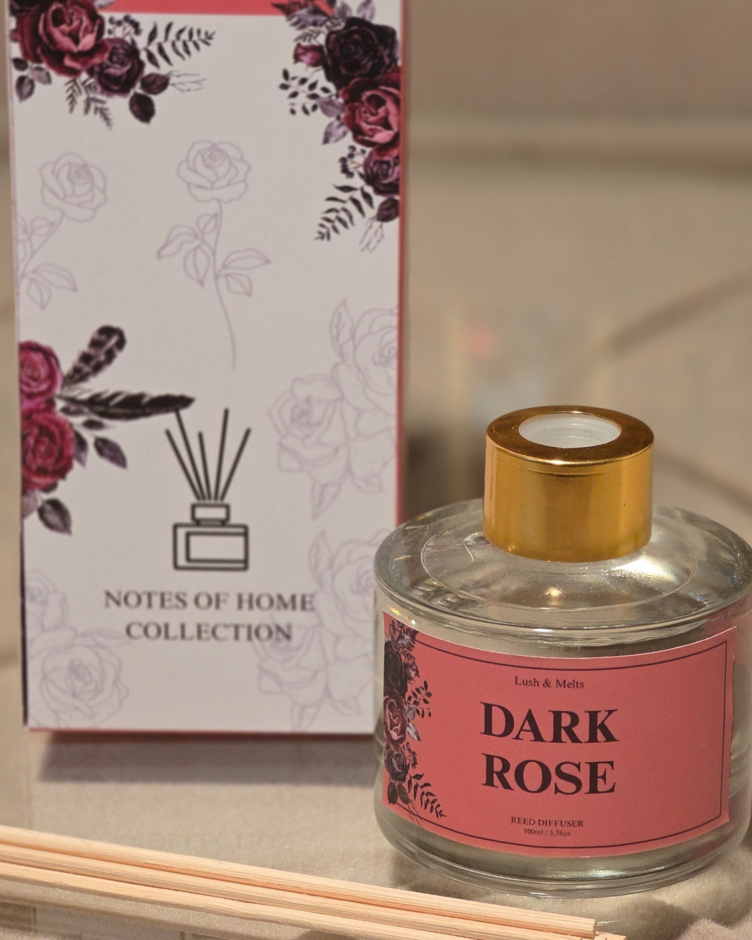 Dark Rose Reed Diffuser