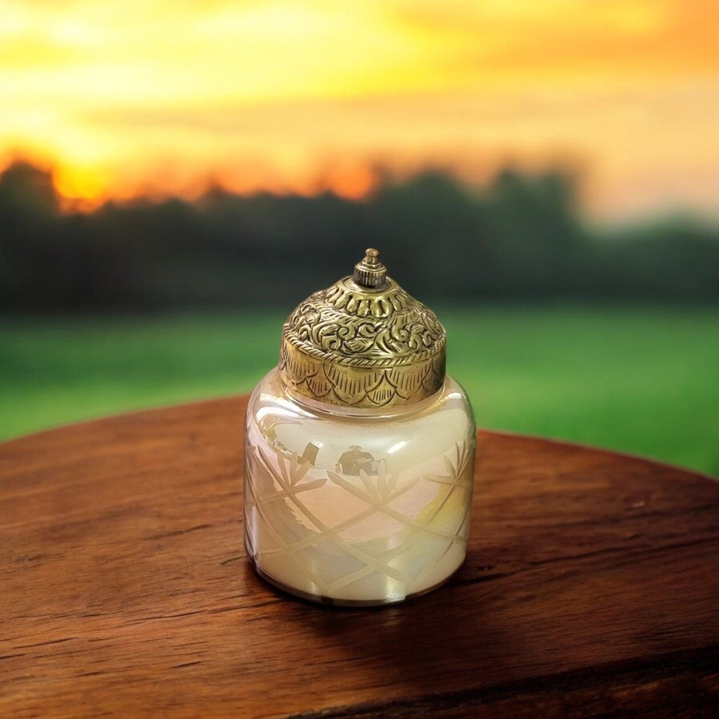 Dream Jar with Brass Lid Scented Candle