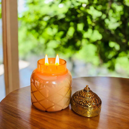 Dream Jar with Brass Lid Scented Candle