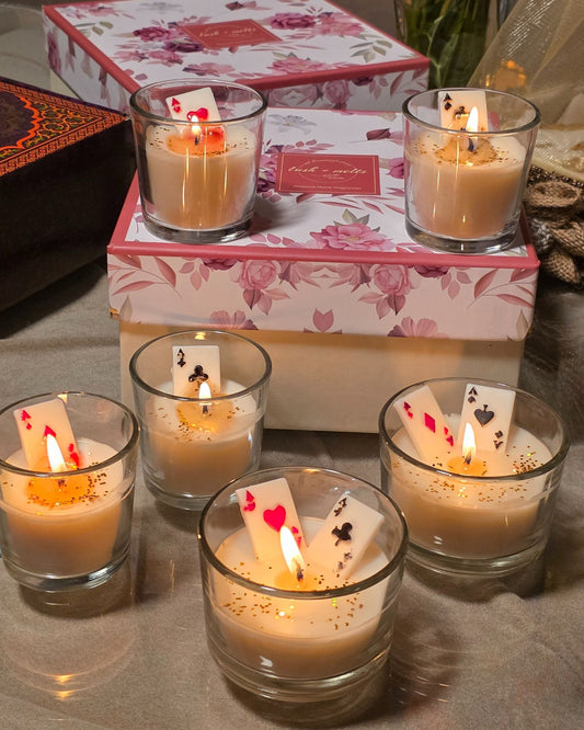 Poker Shots Candle Set