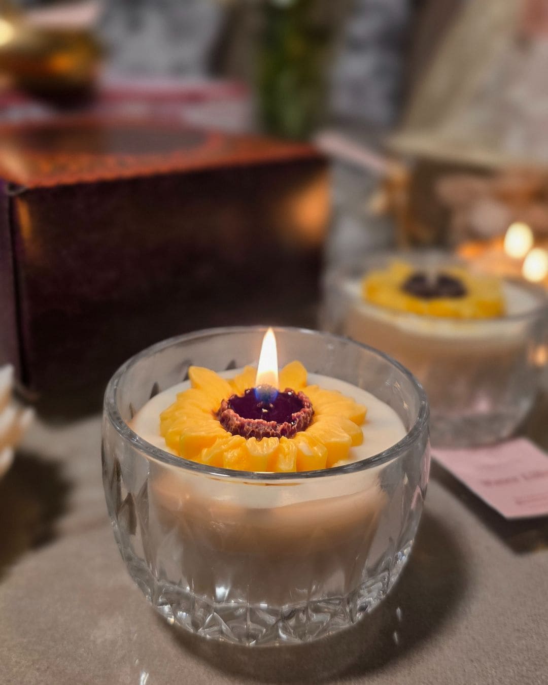 Sunflower Candle