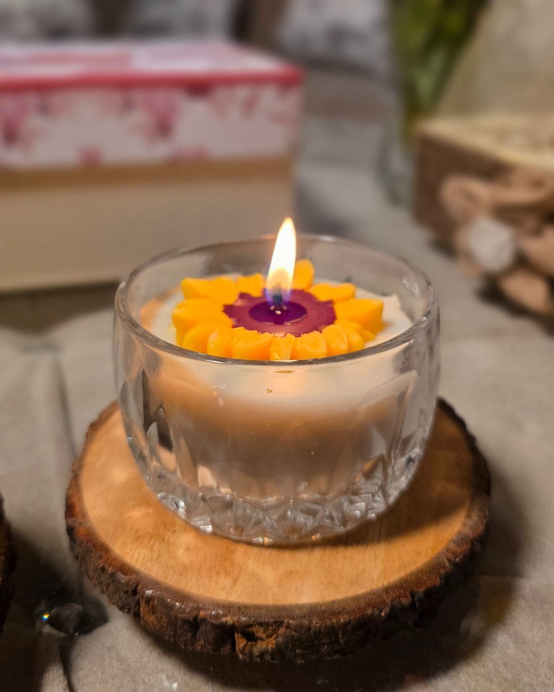 Sunflower Candle
