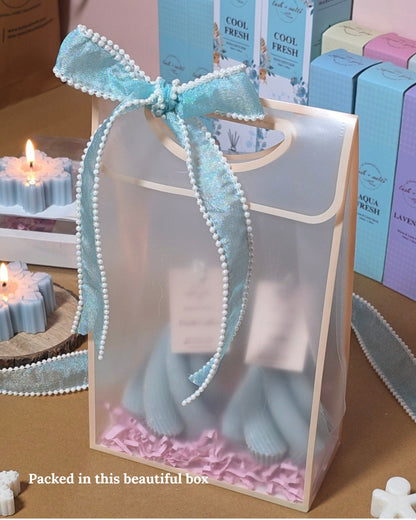 Swirl Christmas Tree Candle Set